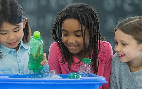 school recycling